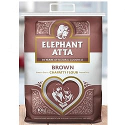 ELEPHANT CHAPATTI FLOUR BROWN 10kg